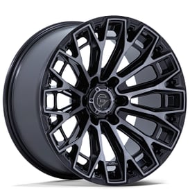 20" Fuel Wheels FC882 Trax Gloss Black Machined Face with Dark Tinted Clear Off-Road Rims