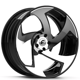 24" Forgiato Wheels SR01-ECL Black Machined Forged Rims 