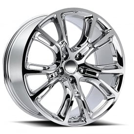 20" Jeep Spyder Monkey Wheels FR 88 Chrome OEM Replica Rims