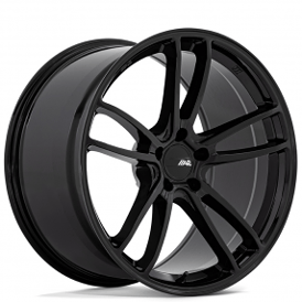 20" American Racing Wheels Modern AR941 Mach Five Gloss Black Rims