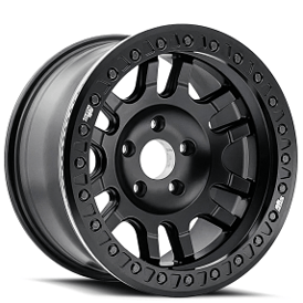 17" Dirty Life Wheels Canyon Race 9314 Matte Black Off-Road Rims