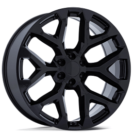 26" Performance Replicas Wheels PR177 Gloss Black Rims
