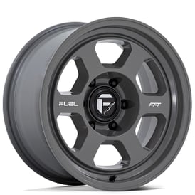 17" Fuel Wheels FC860 Hype Battleship Gray Off-Road Rims