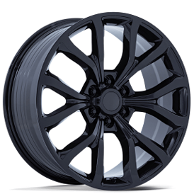 22" Performance Replicas Wheels PR230 Gloss Black Rims