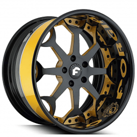 20" Forgiato Wheels Capolavaro Custom 2 Tone Face with 2 Tone Lip and Black Inner Forged Rims