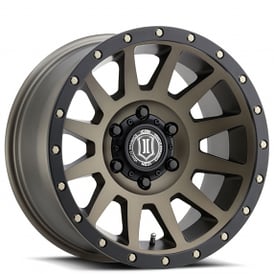 20" ICON Alloys Wheels Compression Bronze Off-Road Rims