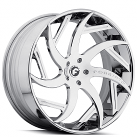 21" Forgiato Wheels Girare-ECL Chrome Forged Rims