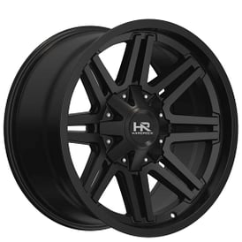 20" Hardrock Wheels H715 Warrior Gloss Black Off-Road Rims