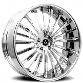 20" Staggered Artis Forged Wheels Coronado Chrome Rims