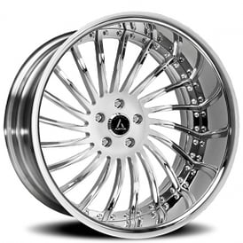 24" Artis Forged Wheels International Chrome Rims