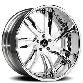 22" Artis Forged Wheels Profile Chrome Rims