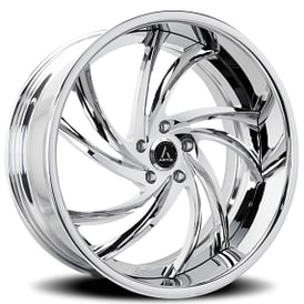 24" Artis Forged Wheels Twister Chrome Rims