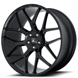 22" Staggered Asanti Wheels ABL-27 Dynasty Gloss Black Rims 