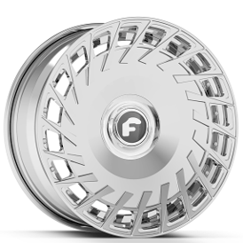 24" Forgiato Wheels K-1 Polished Forged XL Floating Cap Forged Rims