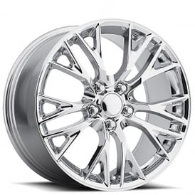 19/20" Staggered Corvette C7 Wheels FR 22 Z06 Chrome OEM Replica Rims 
