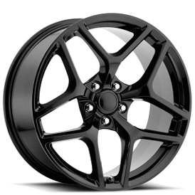 20" Chevy Camaro Wheels FR 27F Gloss Black Flow Formed OEM Replica Rims