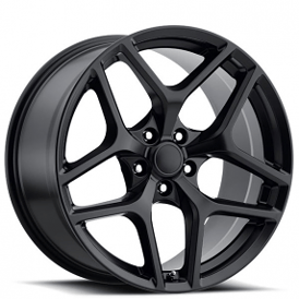 20" Chevy Camaro Wheels FR 27F Satin Black Flow Formed OEM Replica Rims