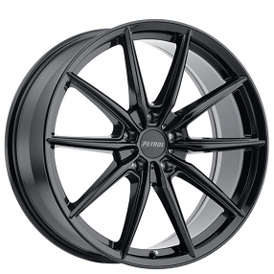 18" Petrol Wheels P4B Gloss Black Rims 