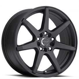 17" Raceline Wheels 131B Evo Satin Black Rims 