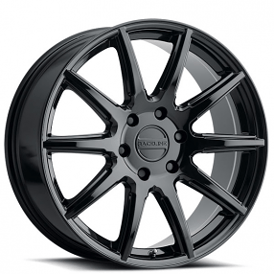 20" Raceline Wheels 159B Spike Gloss Black Rims 