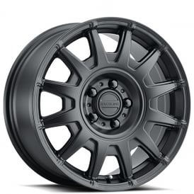 18" Raceline Wheels 401B Aero Satin Black Rims 