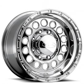 16" Raceline Wheels 887 Rockcrusher Polished Off-Road Rims 