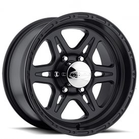 16" Raceline Wheels 891 Renegade 6 Satin Black Off-Road Rims 
