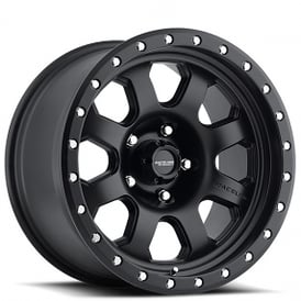 17" Raceline Wheels 929B SL Avenger Black Off-Road Rims 