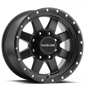 15" Raceline Wheels 935B Defender Satin Black Crossover Rims