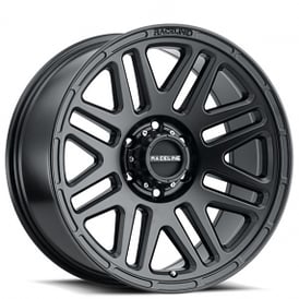 18" Raceline Wheels 944B Outlander Satin Black Off-Road Rims 