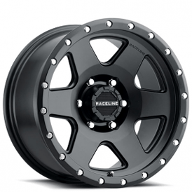 17" Raceline Wheels 946B Boost Satin Black Off-Road Rims 