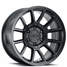 17" Raceline Wheels 950B Gauge Satin Black Off-Road Rims 