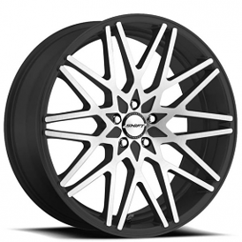 18" Shift Wheels Formula Gloss Black Machined Rims 