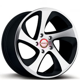 18" Shift Wheels Strut Gloss Black Machined Rims 
