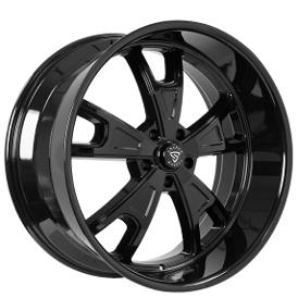 24" Snyper Wheels Valkyrie Gloss Black Rims