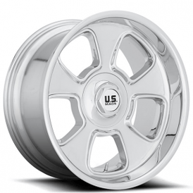 20" U.S. Mags Wheels Boulevard U126 Chrome Rims 