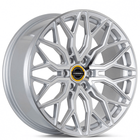 24" Vossen Wheels HF6-3 Silver Polished Rims 