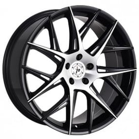20" Impact Racing Wheels 603 Gloss Black with Machined Face-Milled Window Rims