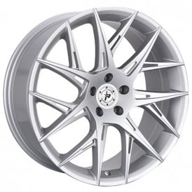 20" Impact Racing Wheels 603 Silver Rims