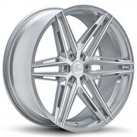 22" Ferrada Wheels FT4 Machine Silver Rims