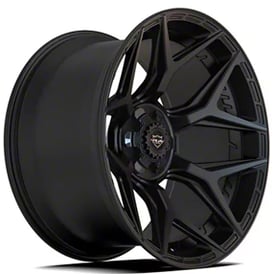 20" 4Play Wheels 4P06 Satin Black Deep Concave Off-Road Rims