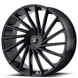 20" Asanti Wheels ABL-18 Matar Gloss Black Rims 