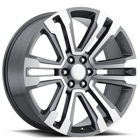 22" Cadillac Escalade Wheels FR 72 Grey Machined OEM Replica Rims