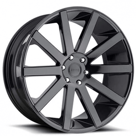 26" Dub Wheels Shot Calla S219 Gloss Black Rims