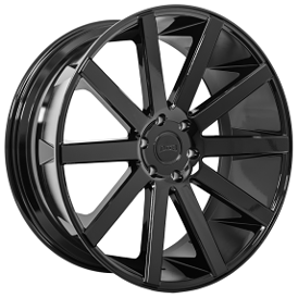 26" Dub Wheels Shot Calla S219 Gloss Black Rims