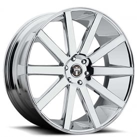24" Dub Wheels Shot Calla S120 Chrome Rims 