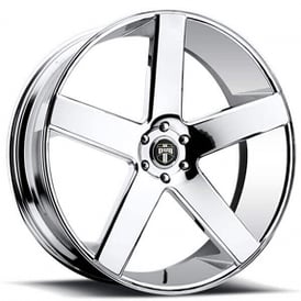 22" Dub Wheels Baller S115 Chrome Rims 