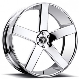 22x8.5" Dub Wheels Baller S115 Chrome Rims
