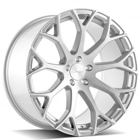 20" Element Wheels EL99 Brushed Silver Rims 