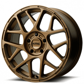 17" KMC Wheels KM708 Bully Matte Bronze Rims 